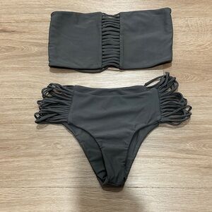 Mikoh Dark Taupe Bikini